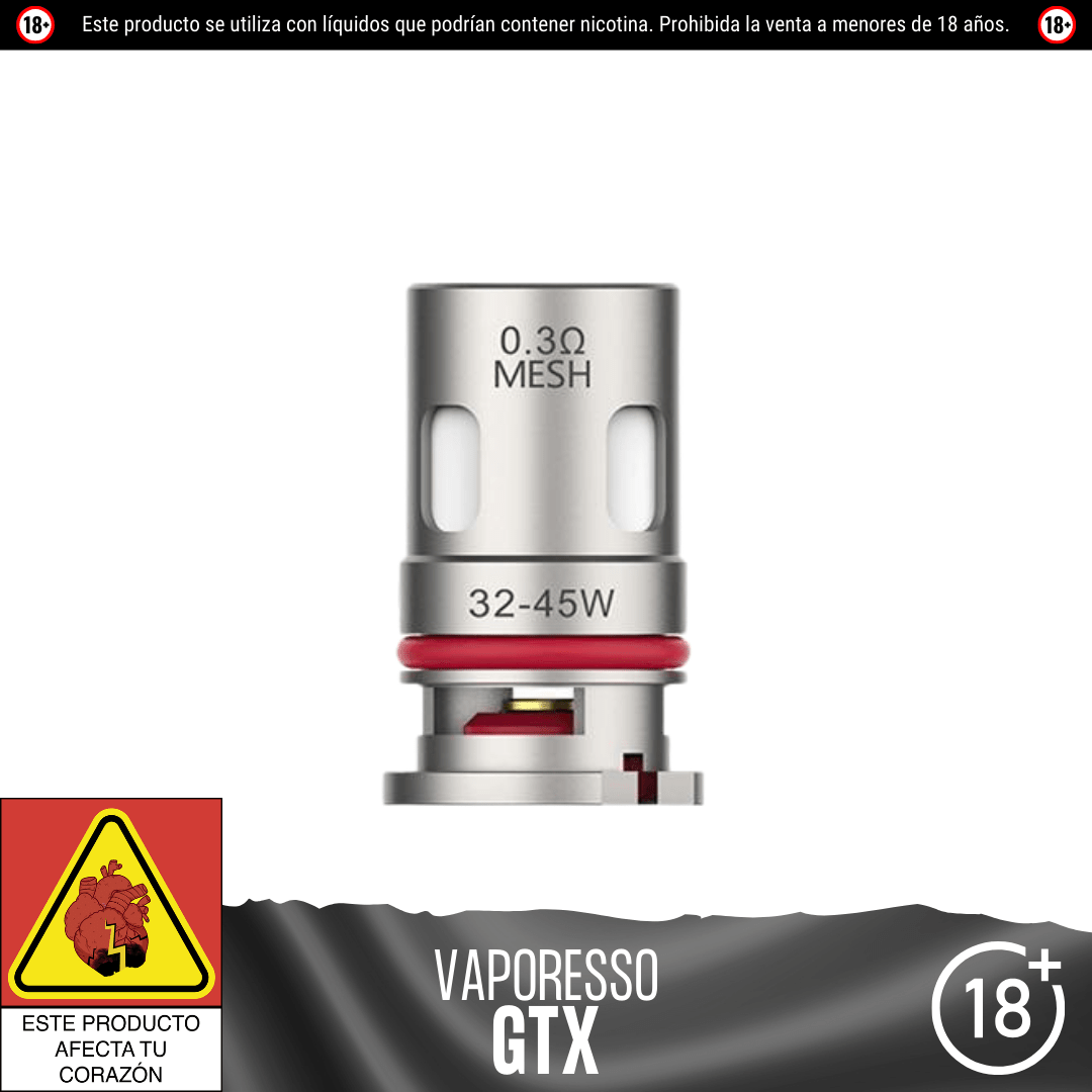Vaporesso - Resistencias GTX - Resistencias Comerciales - Vaporesso | RC - VPS - GTX - 03