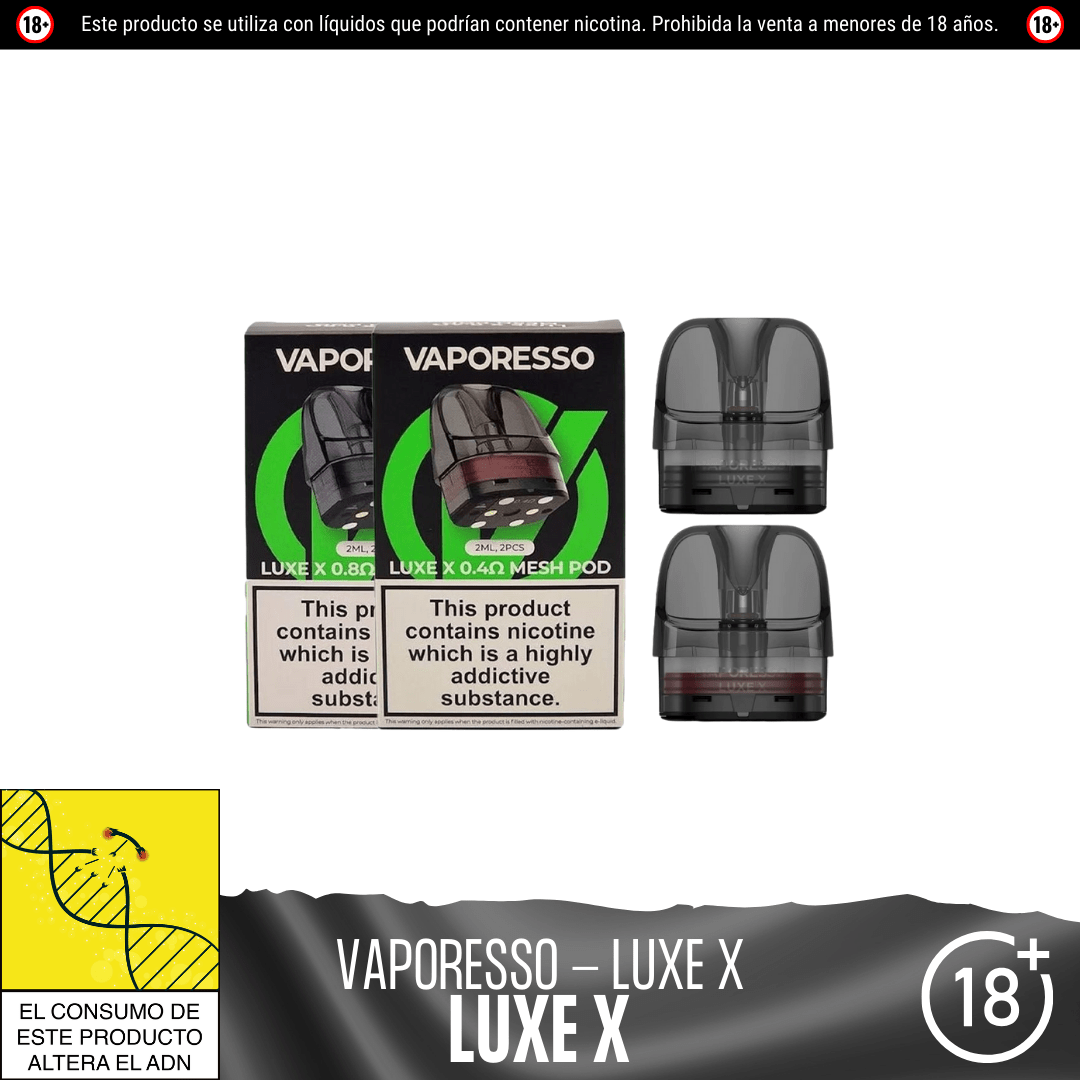 Vaporesso - Resistencias Luxe X | Resistencias Comerciales de Vaporesso DIY Vape Shop Vaporesso - Resistencias Luxe X | Resistencias Comerciales de Vaporesso DIY Vape Shop