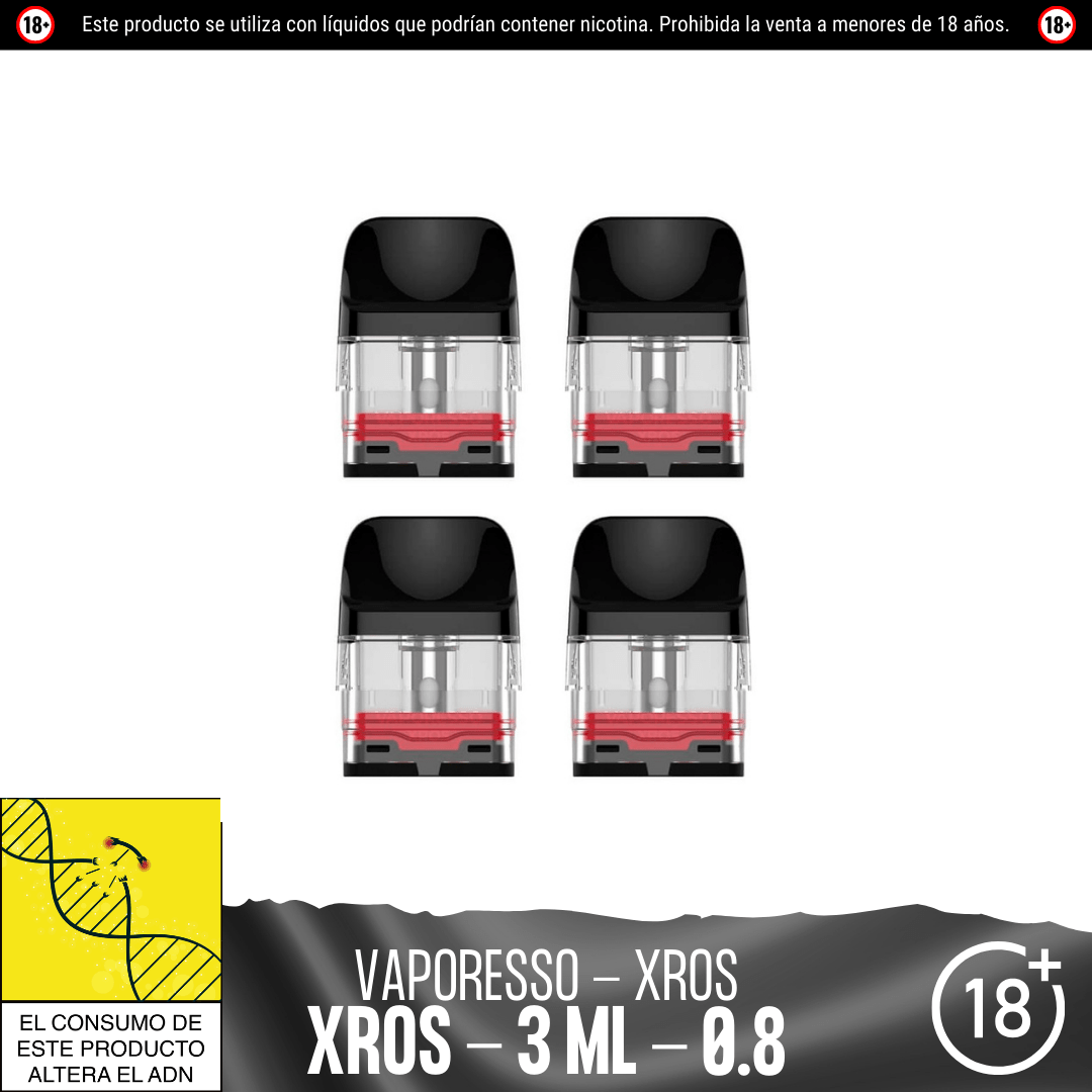 vaporesso xros 3 resistencia Vaporesso Resistencias XROS · Pack Pods Refillable DIY