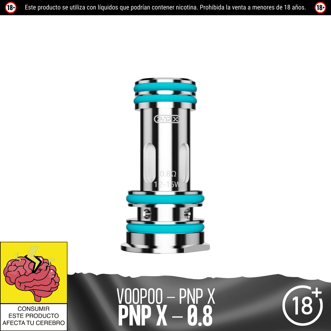 Voopoo - Resistencias Pnp X - Resistencias Comerciales - Voopoo | RC - VP - PNPX - 08U