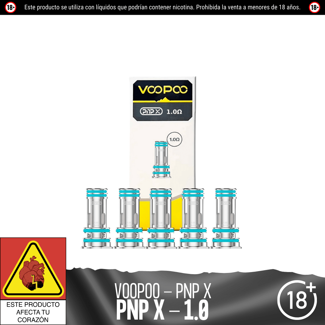 Voopoo - Resistencias Pnp X - Resistencias Comerciales - Voopoo | RC - VP - PNPX - 045C