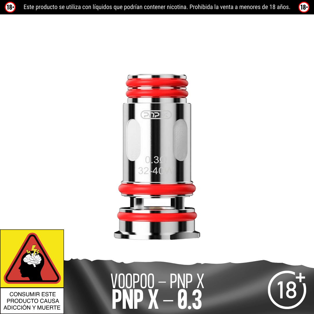 Voopoo - Resistencias Pnp X - Resistencias Comerciales - Voopoo | RC - VP - PNPX - 03U
