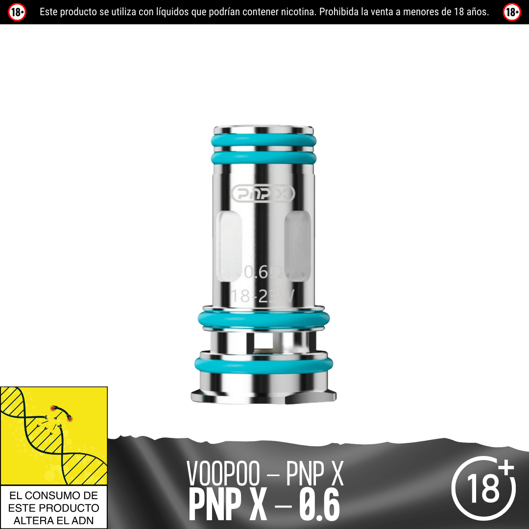 Voopoo - Resistencias Pnp X - Resistencias Comerciales - Voopoo | RC - VP - PNPX - 06U