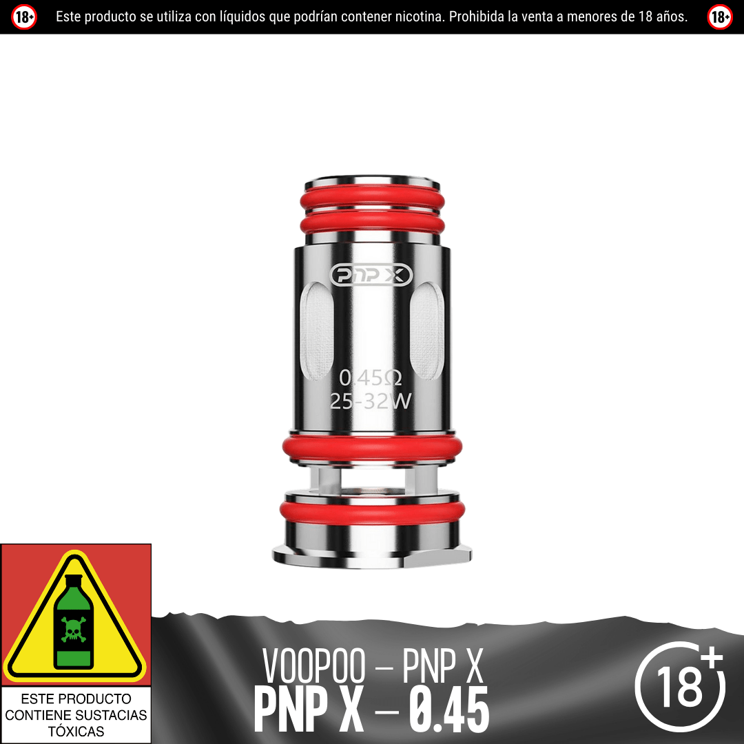 Voopoo - Resistencias Pnp X - Resistencias Comerciales - Voopoo | RC - VP - PNPX - 045U