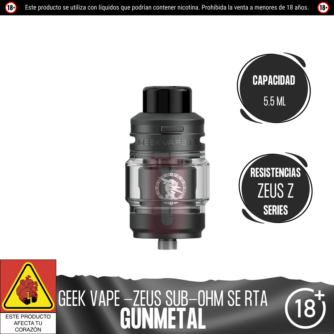 Geekvape Z Sub - ohm SE Tank - RTA - Geekvape | EQ - GV - ZEUSE - 02