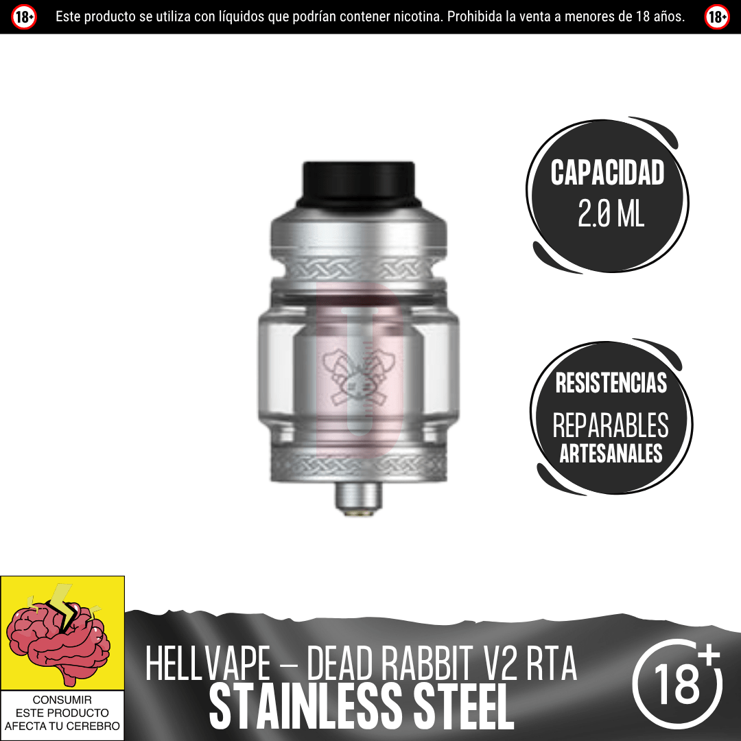 Hellvape - Dead Rabbit V2 RTA - RTA - Hellvape | EQ-HLL-DRAB-00