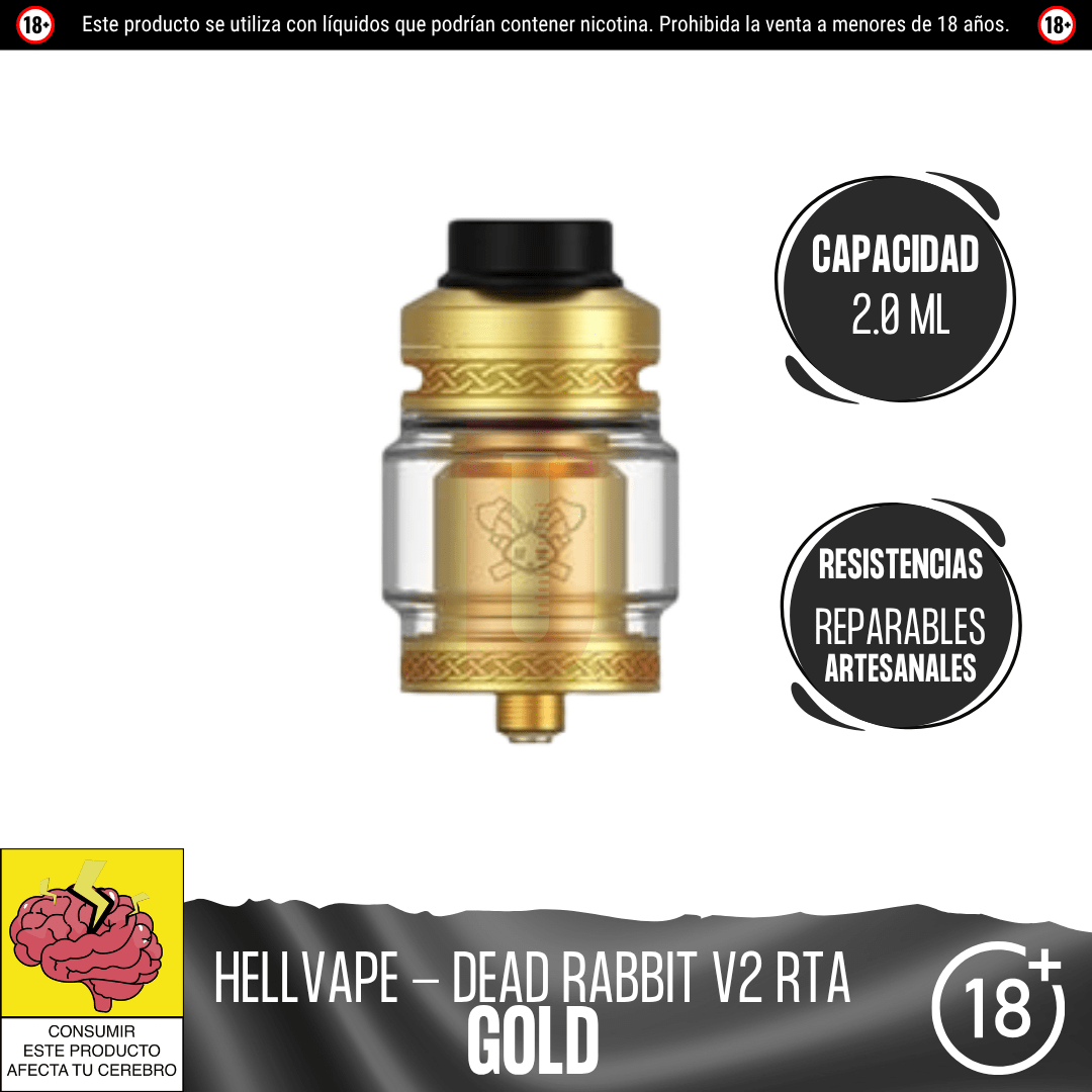 Hellvape - Dead Rabbit V2 RTA - RTA - Hellvape | EQ-HLL-DRAB-01