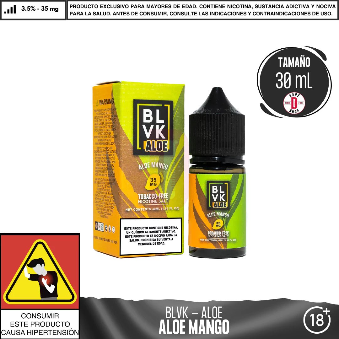 Aloe Mango Salts - Sales de Nicotina - BLVK | SN - BLVK - ALM - 35