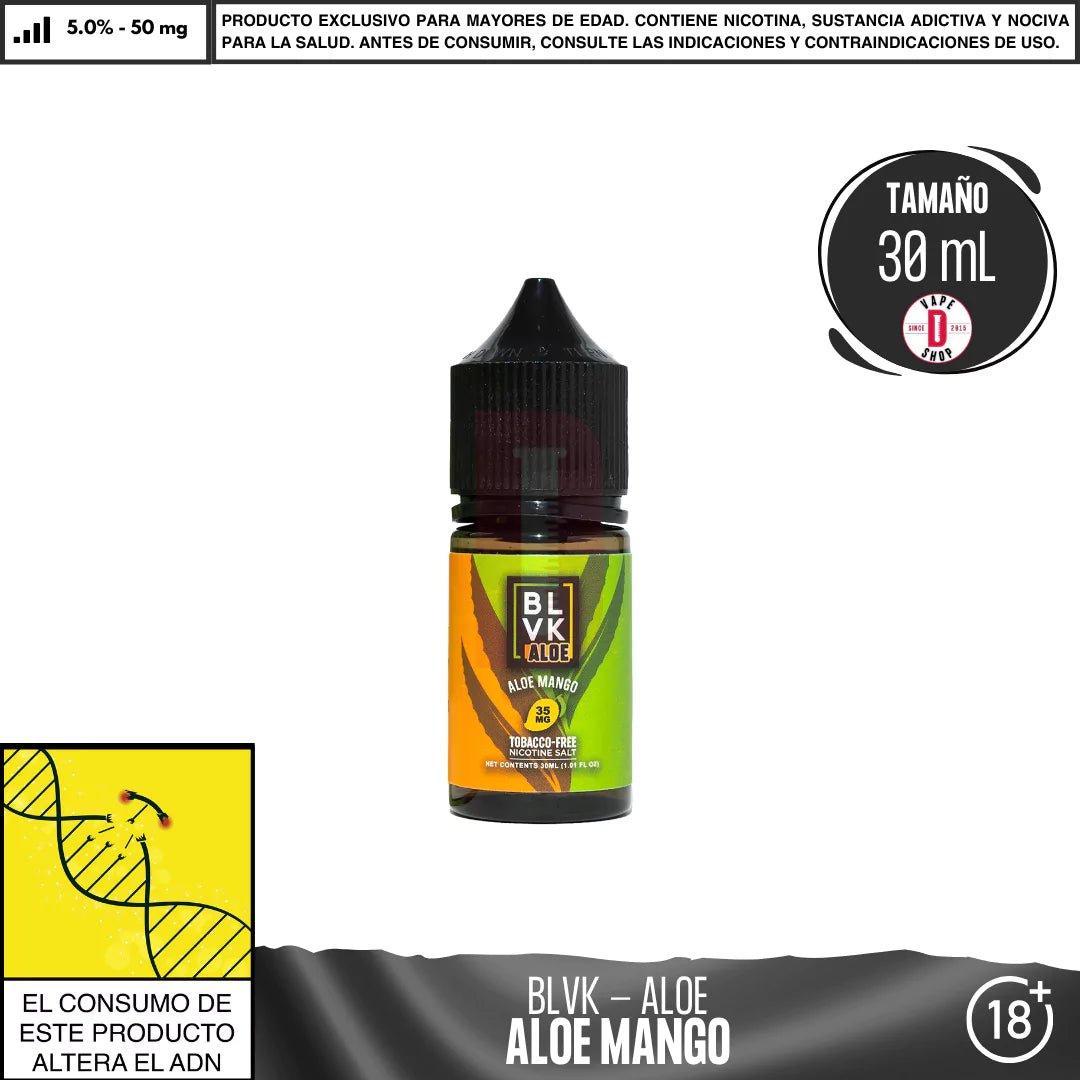 Aloe Mango Salts - Sales de Nicotina - BLVK | SN - BLVK - ALM - 50