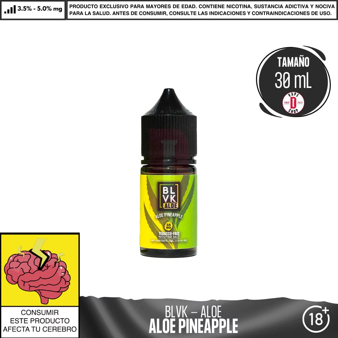 Aloe Pineapple Salts - Sales de Nicotina - BLVK | SN - BLVK - ALP - 35