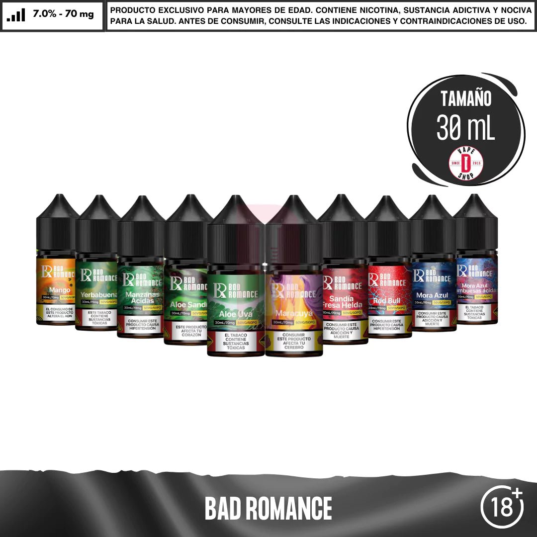 Bad Romance - Sales de Nicotina - Sales de Nicotina - Bad Romance | SN - BR - MF - 70