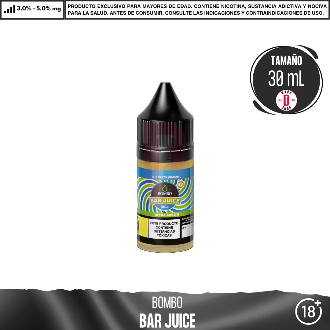 Bombo Bar Juice Ice - Sales de Nicotina - Sales de Nicotina - Bombo | SN - BOM - 30 - JBPC - 50
