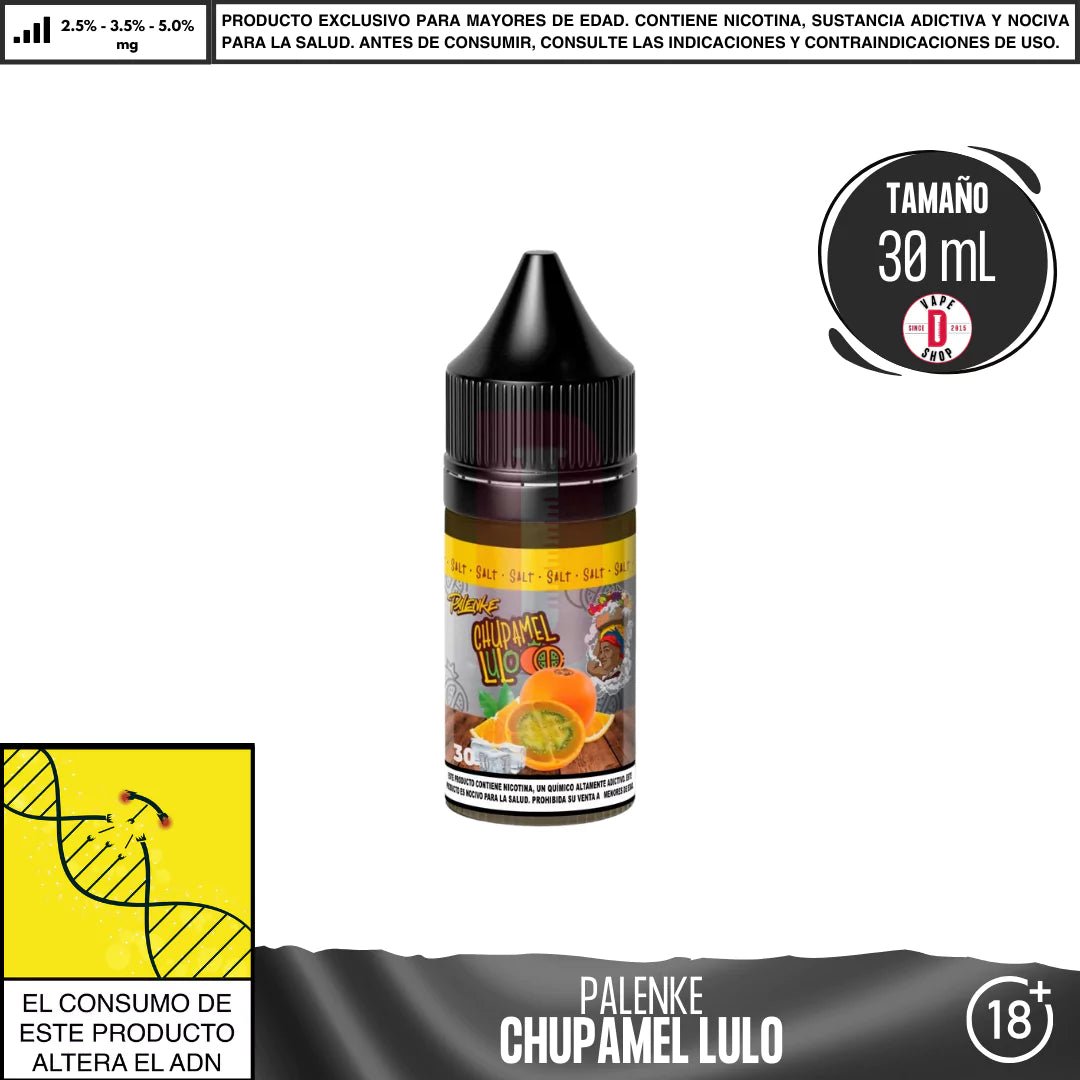 Chupamel Lulo Sales - Sales de Nicotina - Palenke Ejuice | SN - PLK - CHL - 25
