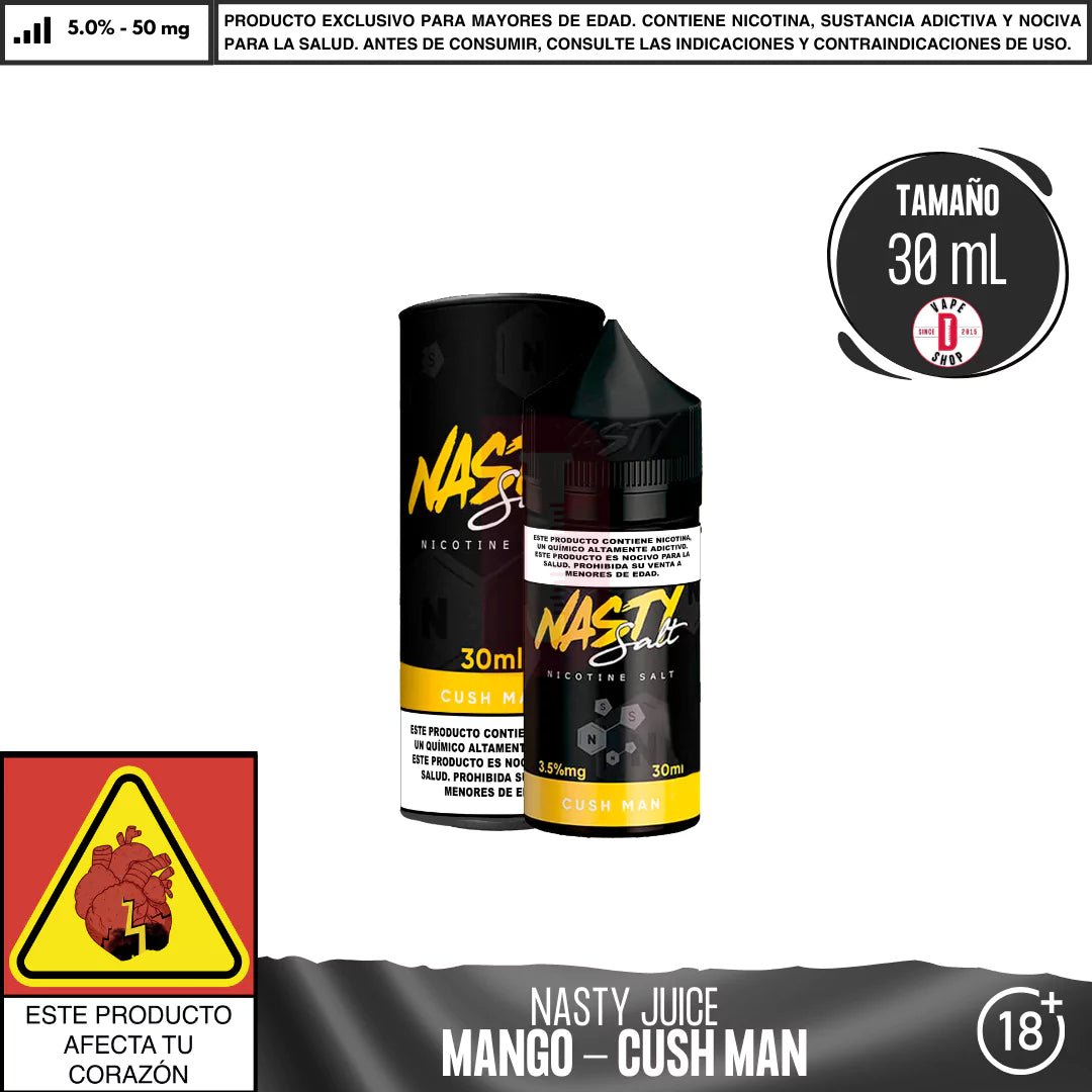 Cushman Salts - Sales de Nicotina - Nasty | SN - NJ - CUSH - 50