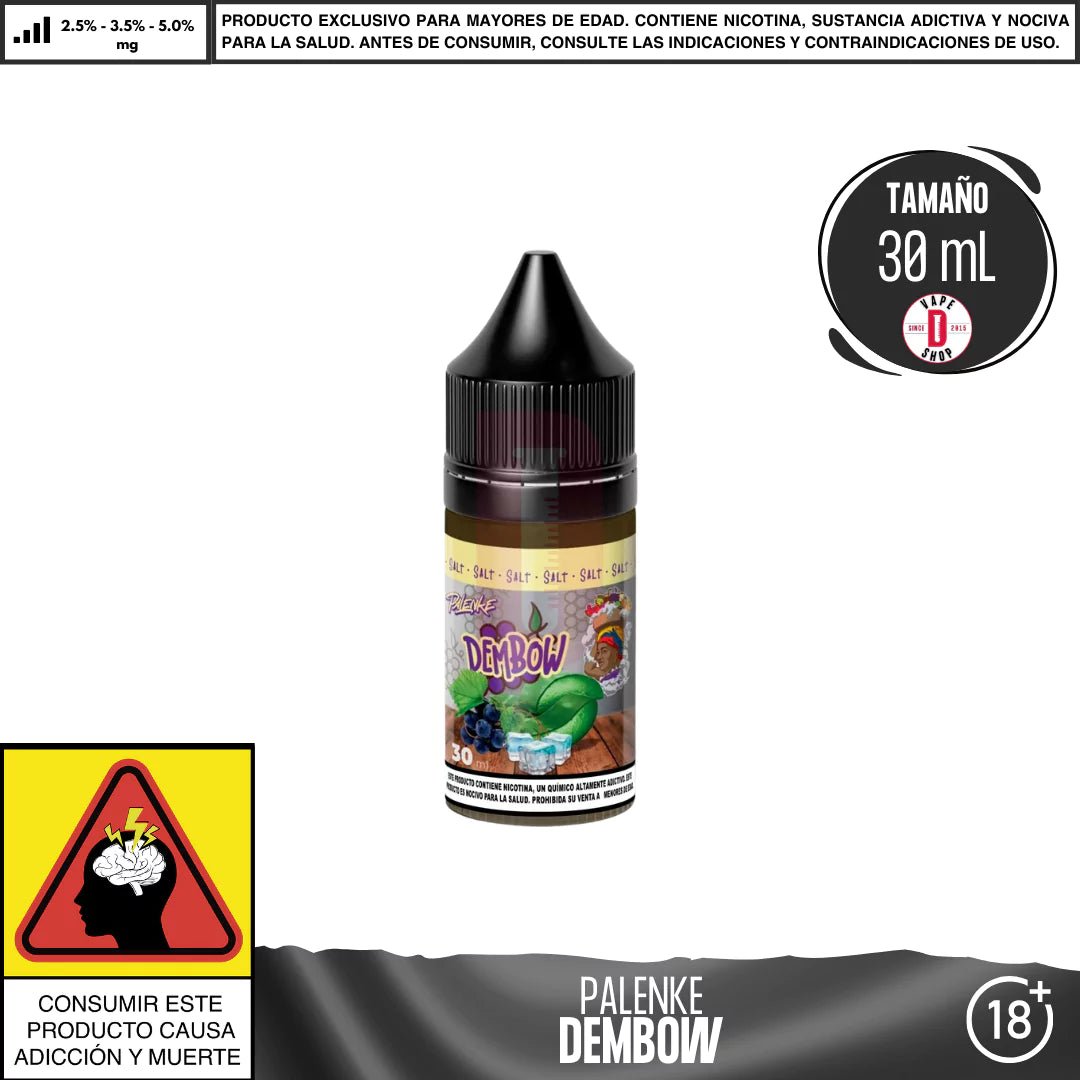 Dembow Sales - Sales de Nicotina - Palenke Ejuice | SN - PLK - DMB - 25