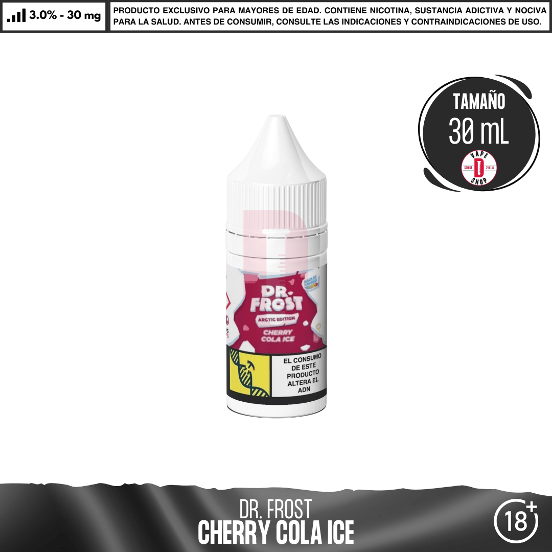 Dr Frost - Cherry Cola Ice - Salts - Sales de Nicotina - Dr Frost | SN-DF-AE-BS-CC-30