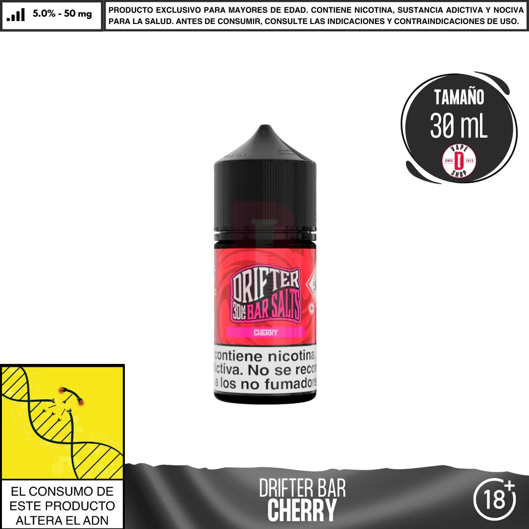 Drifter Bar Cherry Salts - Sales de Nicotina - Juice Sauz | SN - JUS - DRB - CHE - 50