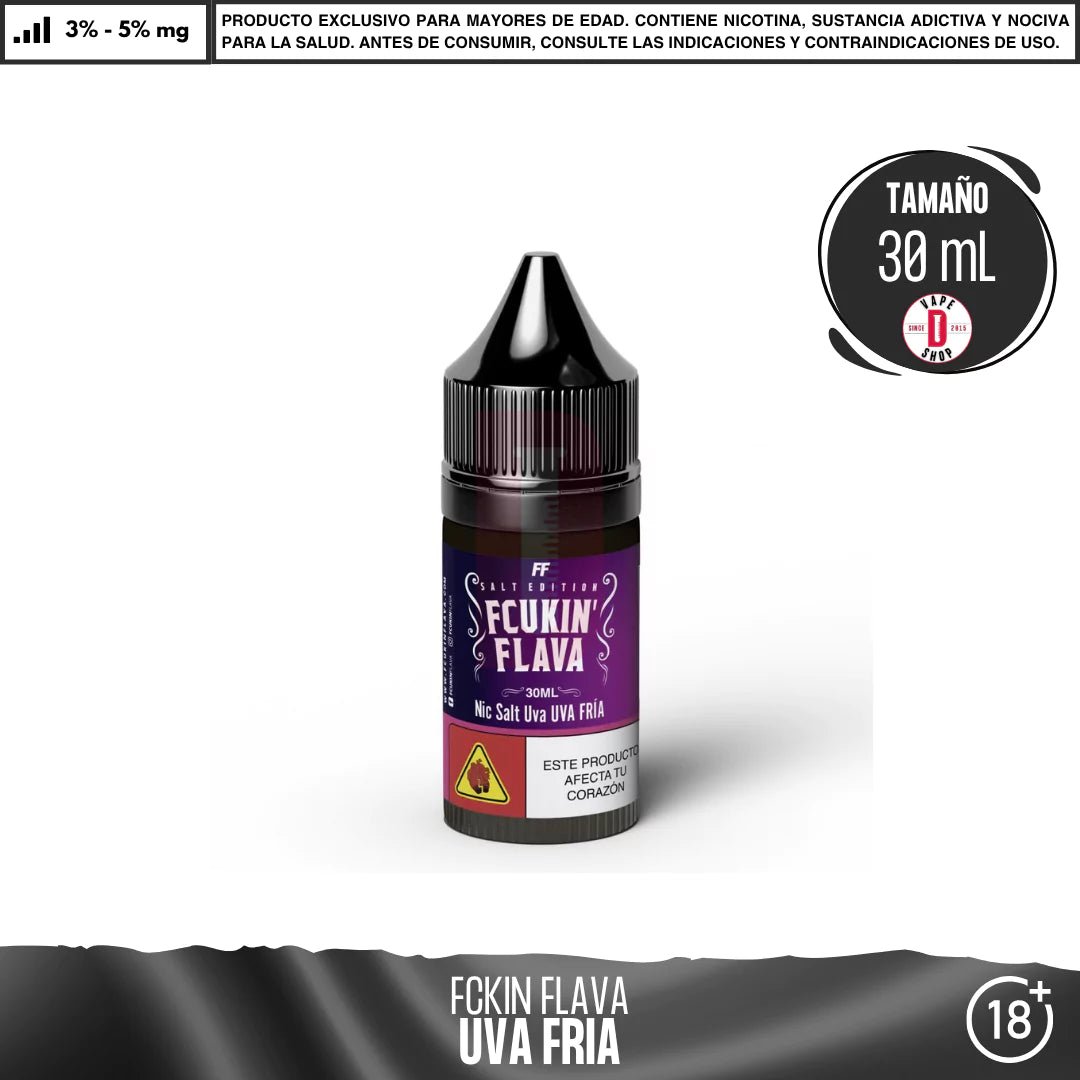 Freezy Grapes Salts - Sales de Nicotina - Fcking Flava | SN - FF - GR - 35