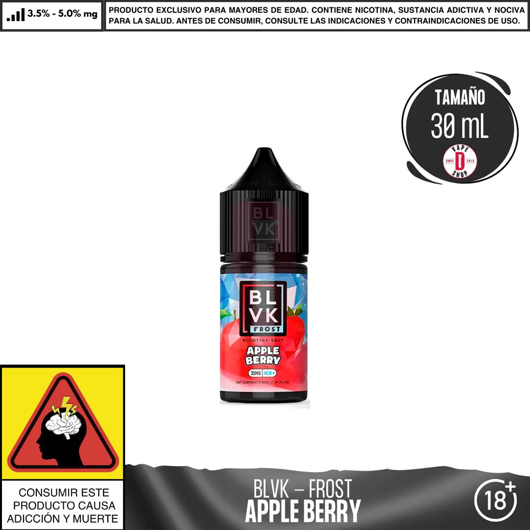 Frost Apple Berry Salts - Sales de Nicotina - BLVK | SN - BLVK - FRO - APB - 35