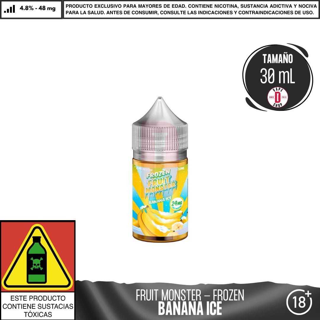 Frozen Fruit Monster Banana Ice Salts - Sales de Nicotina - Monsterlabs | SN - ML - FFM - BI - 24