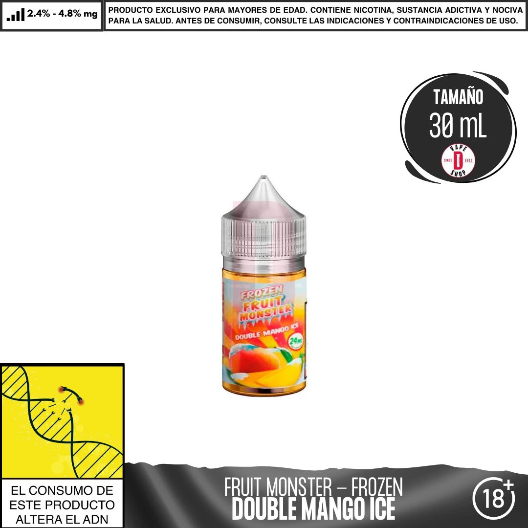 Frozen Fruit Monster Double Mango Ice Salts - Sales de Nicotina - Monsterlabs | SN - ML - FFM - DMI - 24