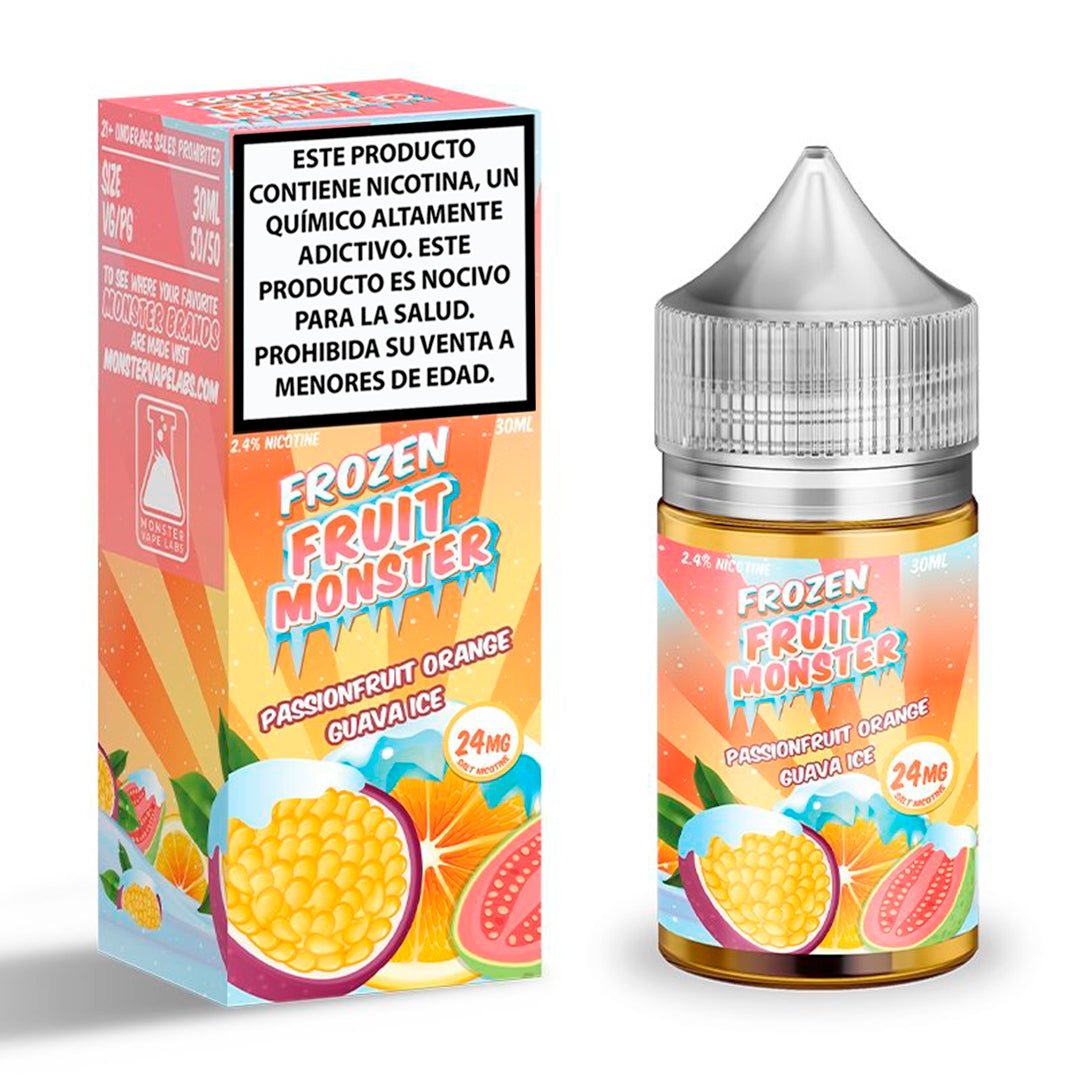 Frozen Fruit Monster Passionfruit Orange Guava Ice Salts - Sales de Nicotina - Monsterlabs | SN - ML - FFM - POG - 24