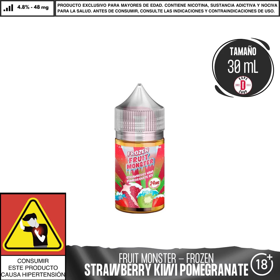 Frozen Fruit Monster Strawberry Kiwi Pomegranate Ice Salts - Sales de Nicotina - Monsterlabs | SN - ML - FFM - SKP - 24