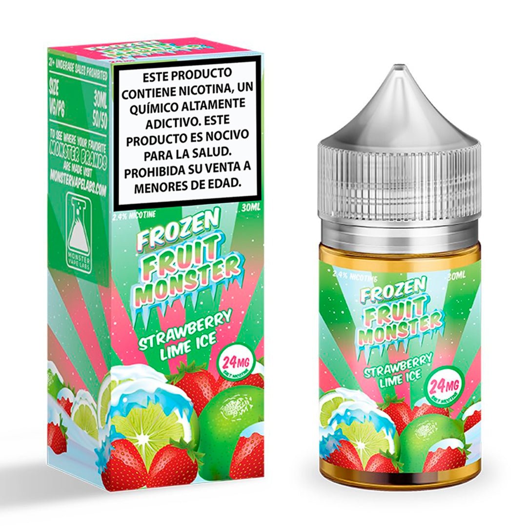 Frozen Fruit Monster Strawberry Lime Ice Salts - Sales de Nicotina - Monsterlabs | SN - ML - FFM - SL - 24