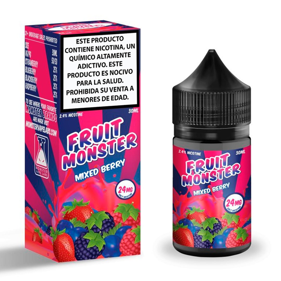 Fruit Monster Mixed Berry Salts - Sales de Nicotina - Monsterlabs | SN - ML - FM - MB - 24