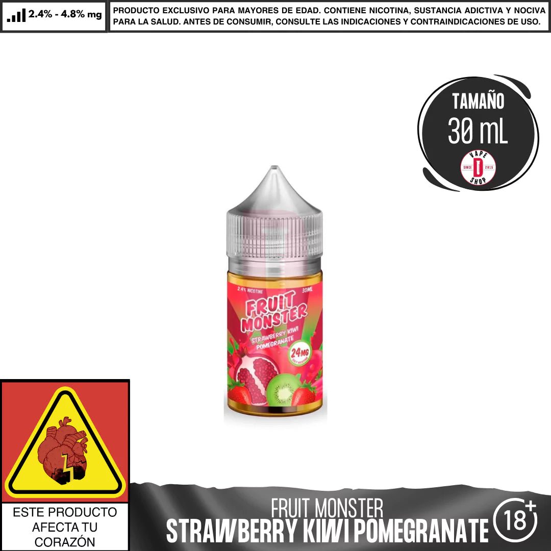 Fruit Monster Strawberry Kiwi Pomegranate Salts - Sales de Nicotina - Monsterlabs | SN - ML - FM - SKP - 24