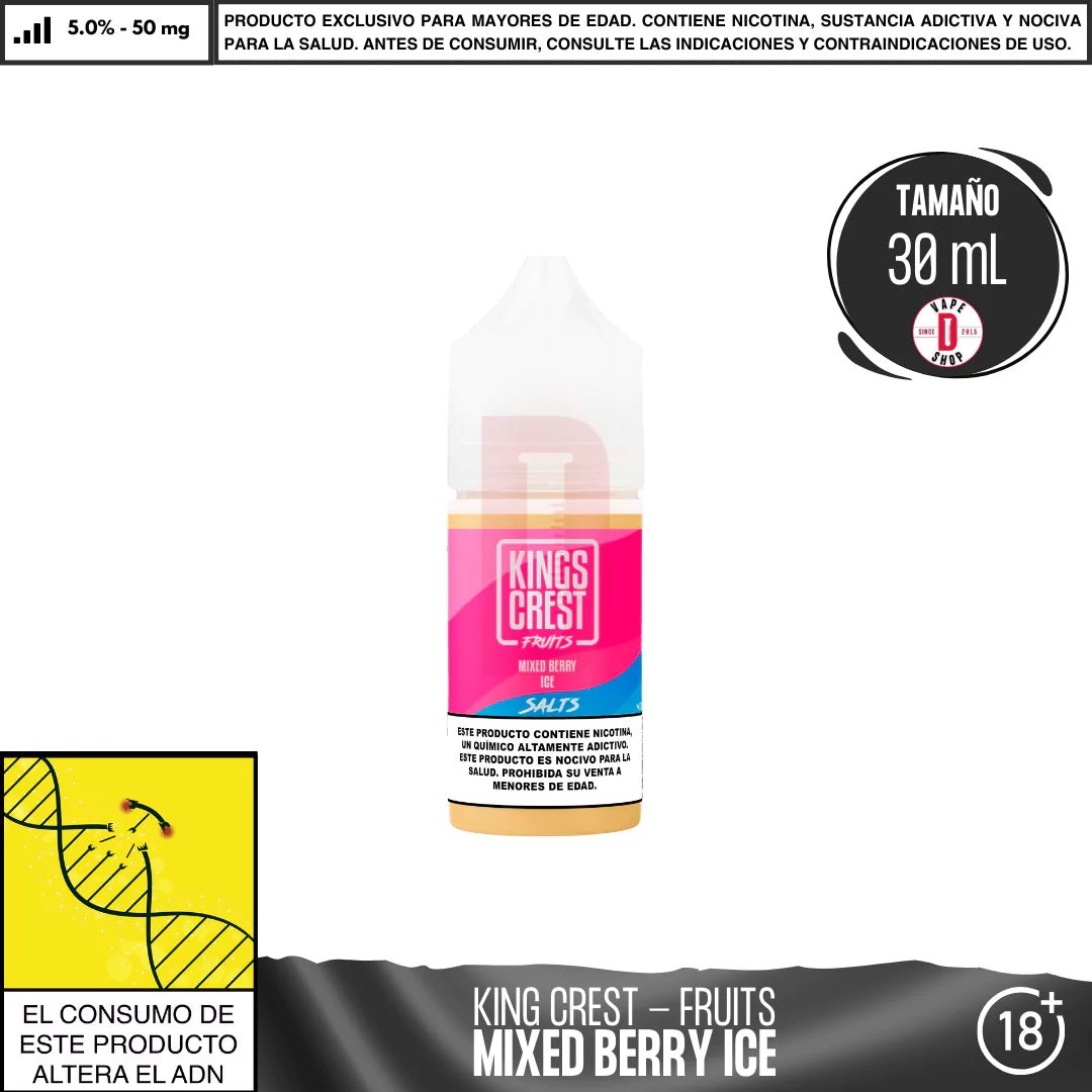 Fruits Mixed Berry Ice Salts - Sales de Nicotina - King's Crest | SN - KK - FMABI - 35