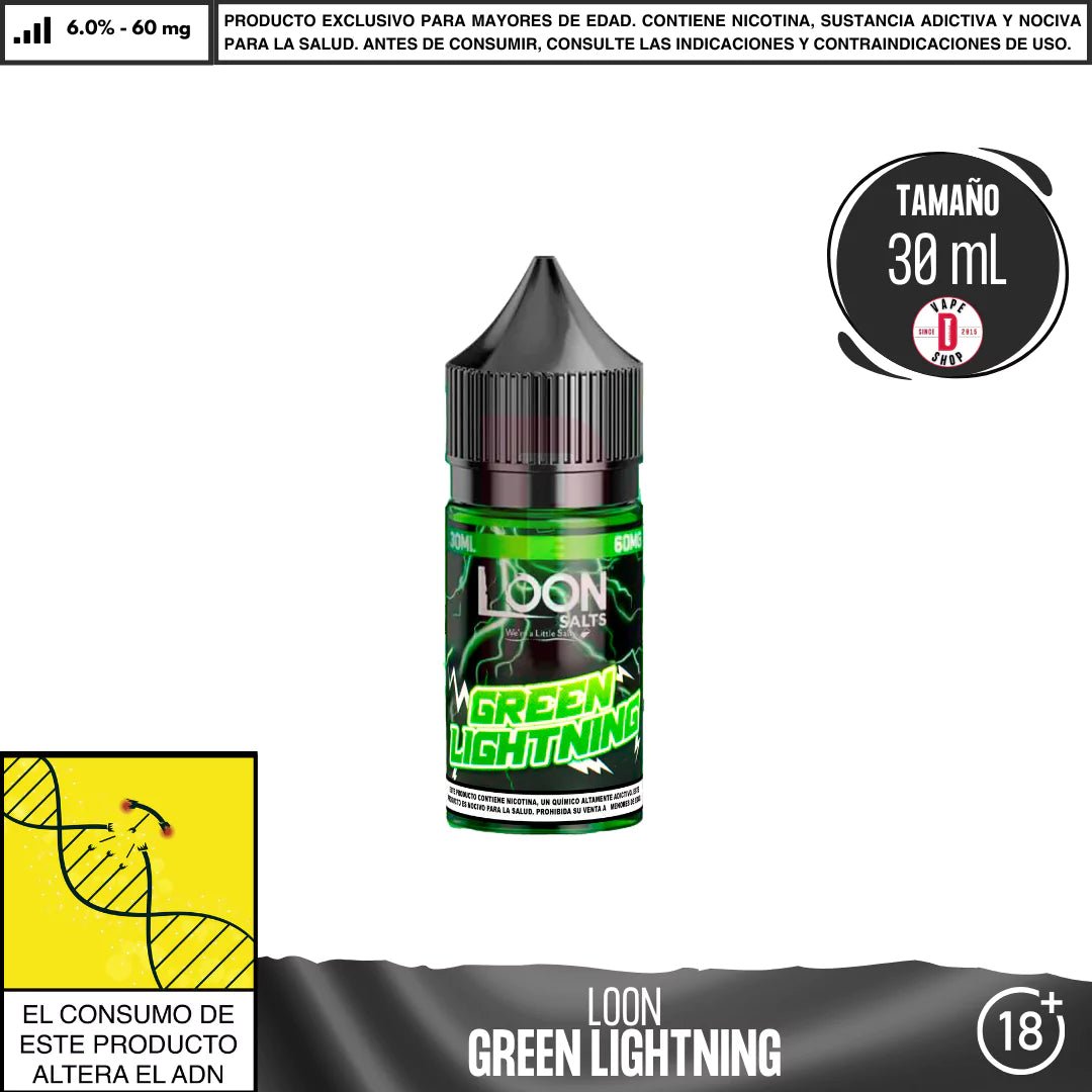 Green Lighting Salts - Sales de Nicotina - Loon | SN - LO - GRL - 60