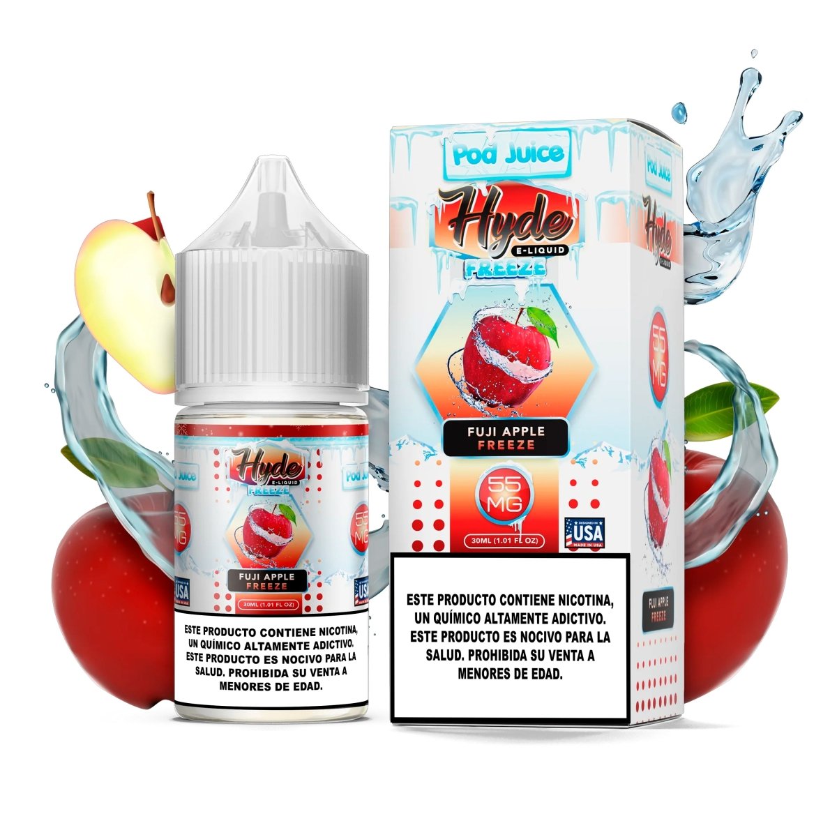 Hyde Fuji Apple Freeze Salts - Sales de Nicotina - Pod Juice | SN - PJ - HYDE - FAF - 35