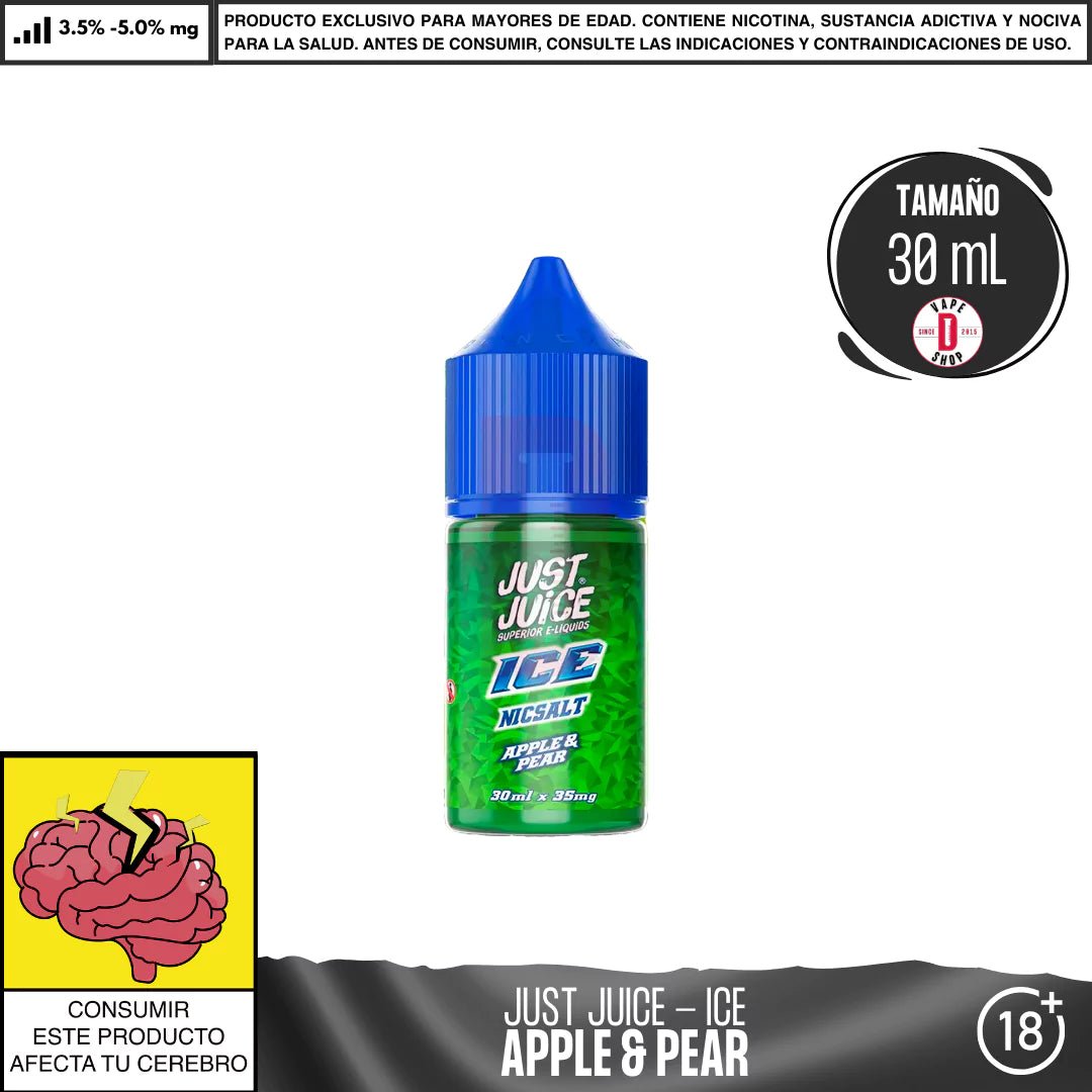ICE Apple & Pear Salts - Sales de Nicotina - Just Juice | SN - JJ - ICE - APP - 50