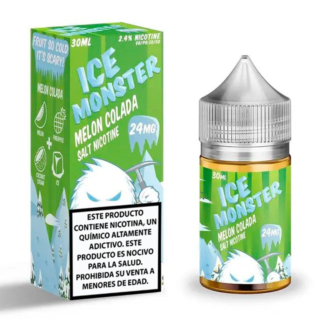 Ice Monster Melon Colada Salts - Sales de Nicotina - Monsterlabs | SN - ML - IM - MC - 24