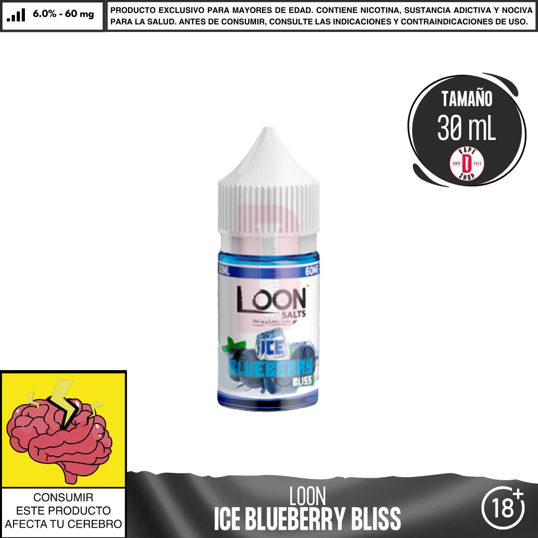 Iced Blueberry Bliss Salts - Sales de Nicotina - Loon | SN - LO - IBB