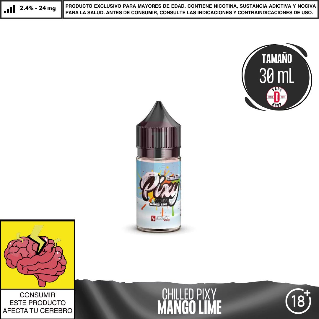 It`s Pixy Chilled Mango lime Salts - Sales de Nicotina - Shijin | SN - SV - PX - ML - 24