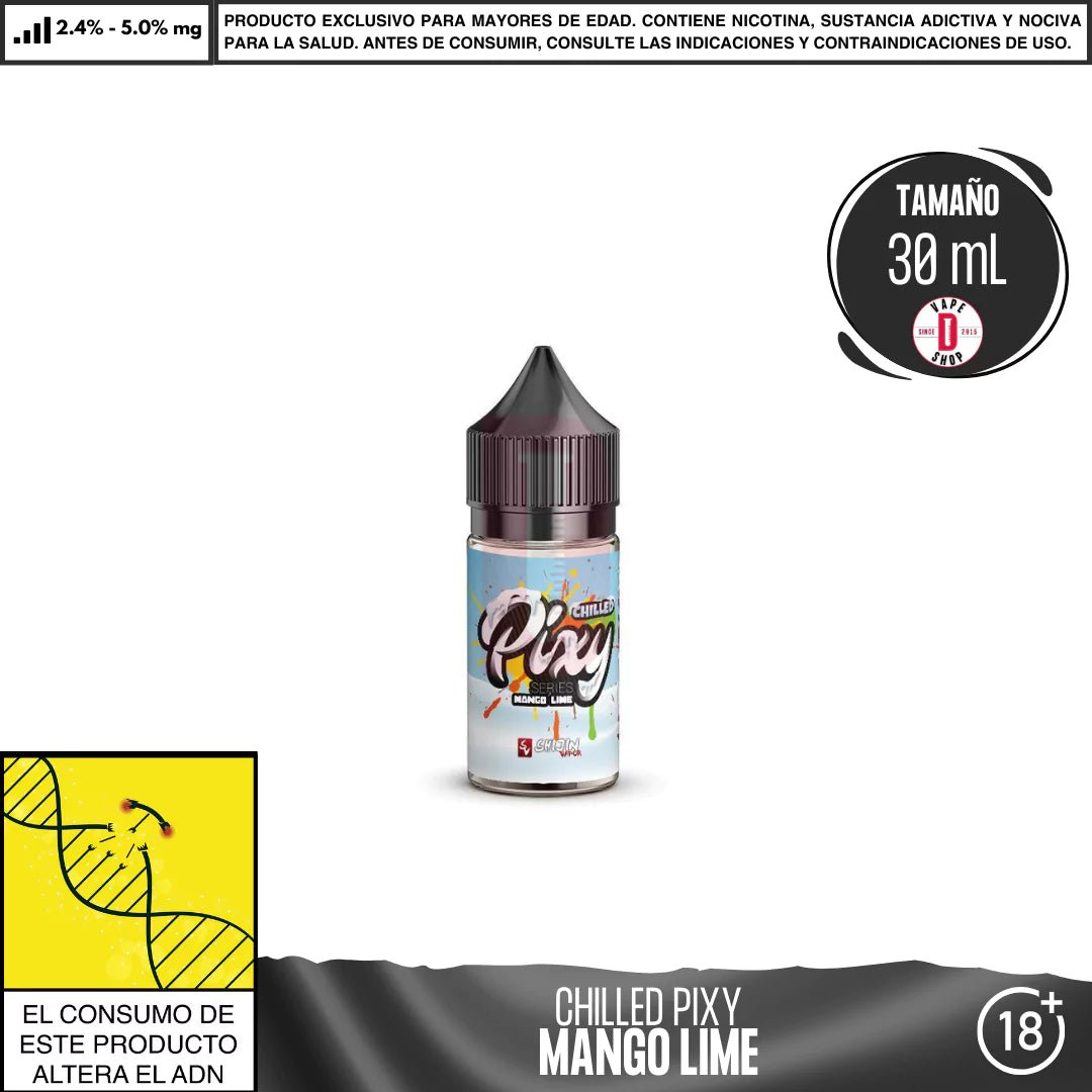 It`s Pixy Chilled Mango lime Salts - Sales de Nicotina - Shijin | SN - SV - PX - ML - 24