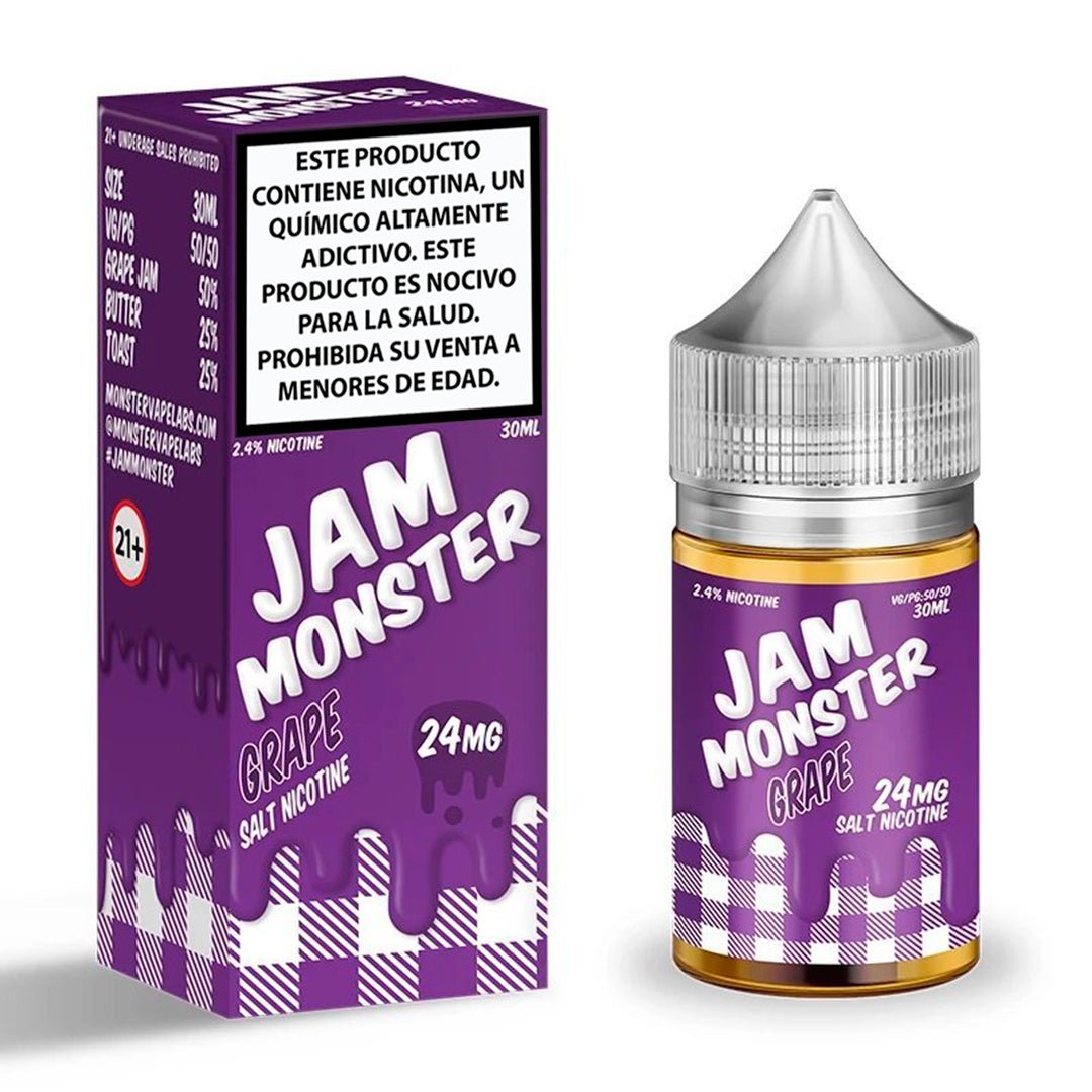 Jam Monster Grape Salts - Sales de Nicotina - Monsterlabs | SN - ML - JM - GR - 24