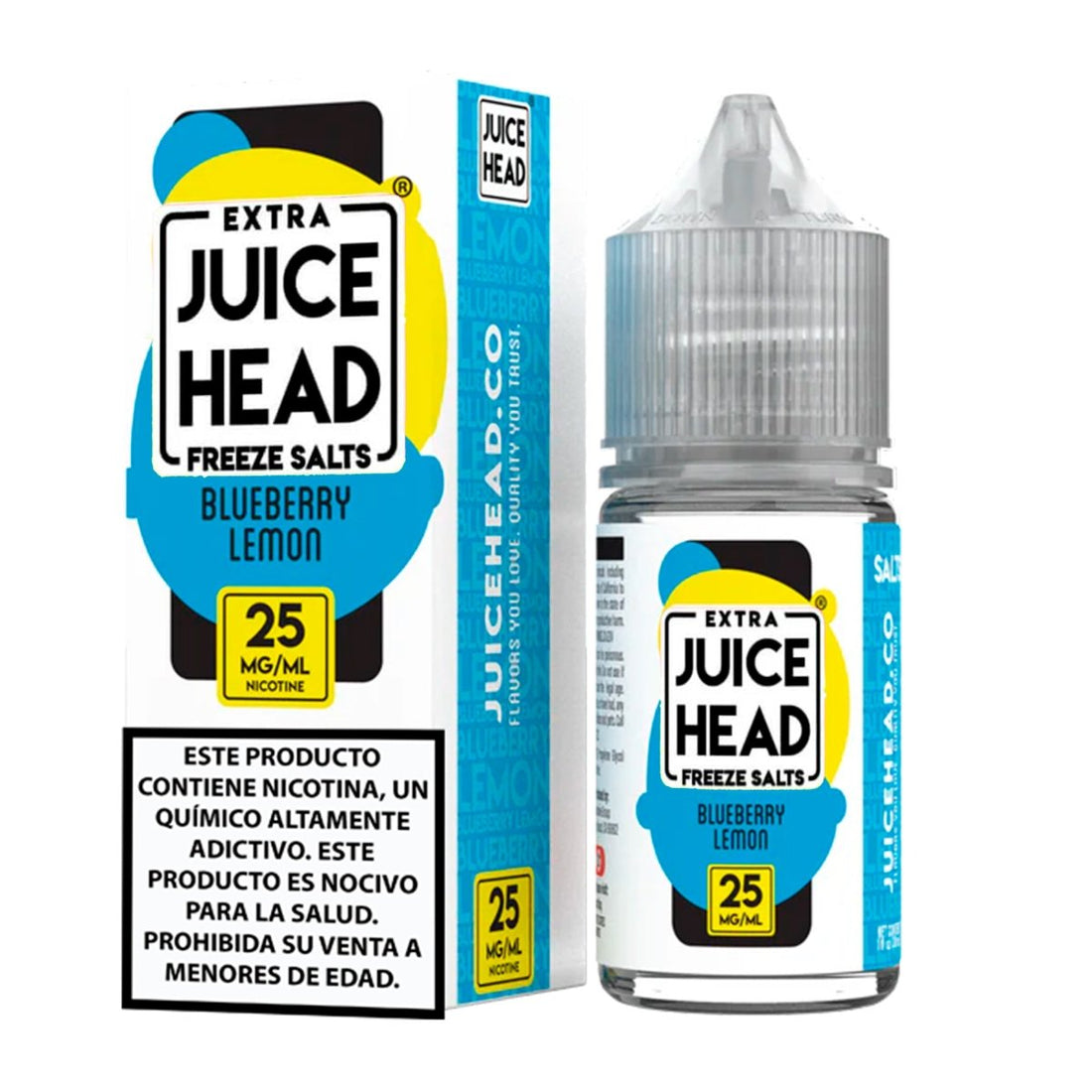 Juice Head - Blueberry Lemon Extra Freeze Salts - Sales de Nicotina - Juice Head | SN - JH - BLF - 00