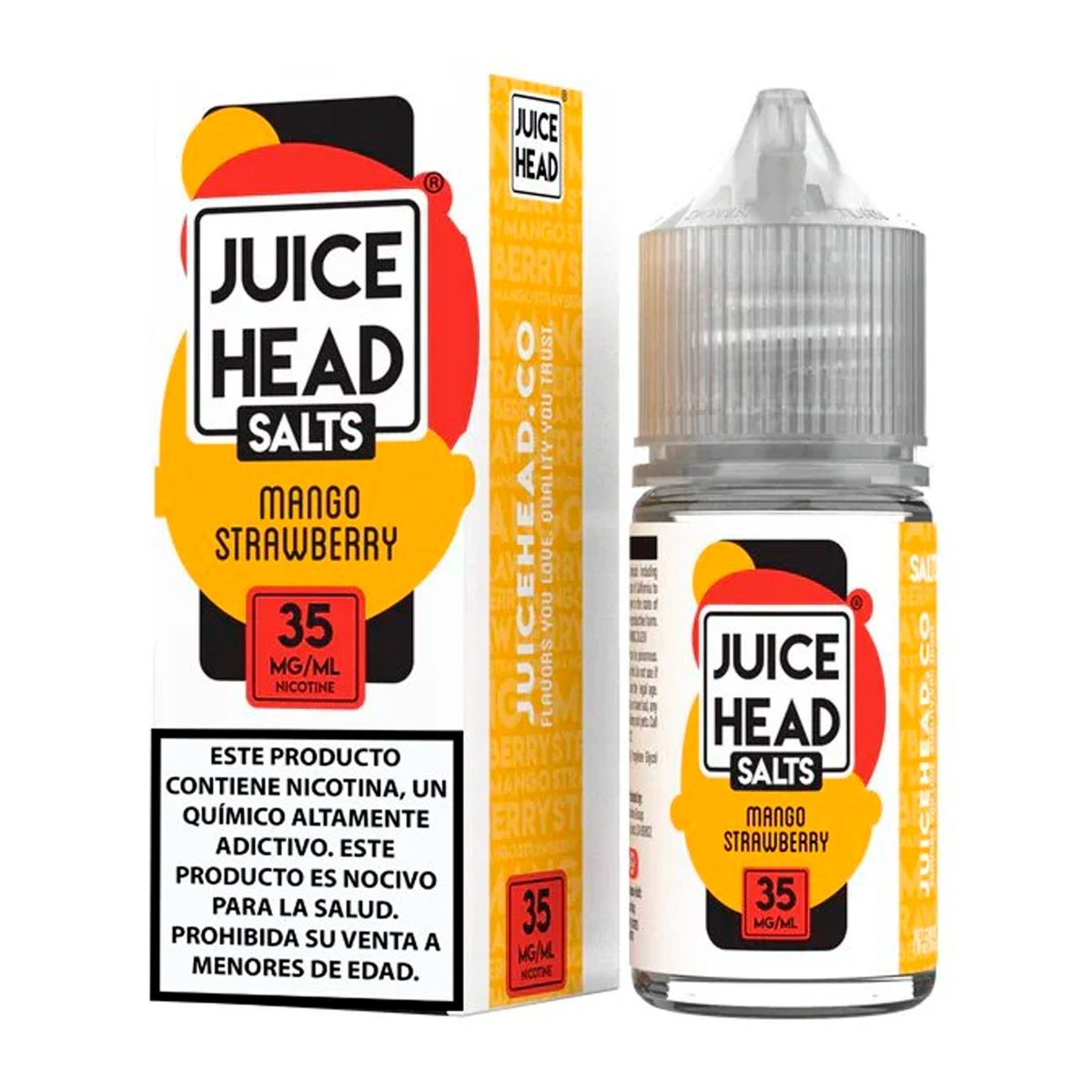 Juice Head - Mango Strawberry Salts - Sales de Nicotina - Juice Head | SN - JH - MS - 00