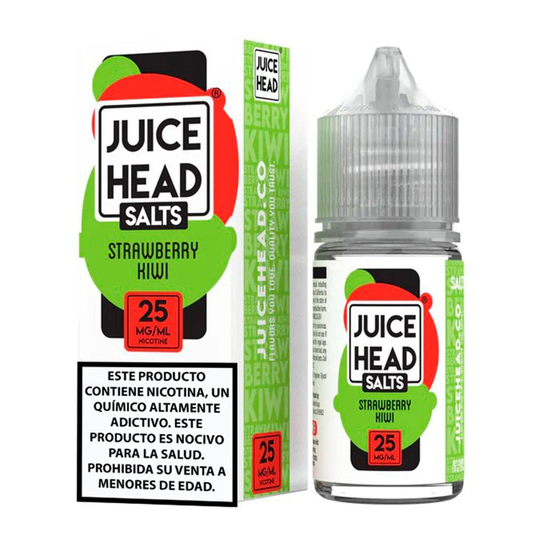 Juice Head - Strawberry Kiwi Salts - Sales de Nicotina - Juice Head | SN - JH - SK - 00