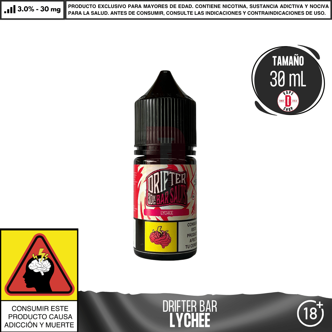 Juice Sauz - Drifter Bar Lychee Salts - Sales de Nicotina - Juice Sauz | SN - JUS - DRB - LYC - 30