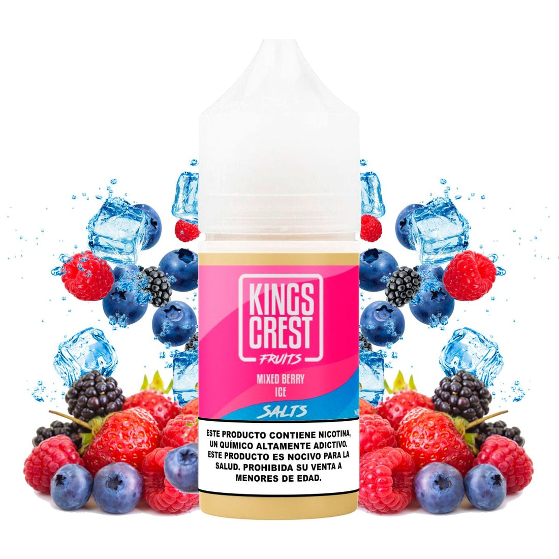 Kings Crest - Fruits Mixed Berry Ice Salts - Sales de Nicotina - Kings Crest | SN - KK - FMABI - 35