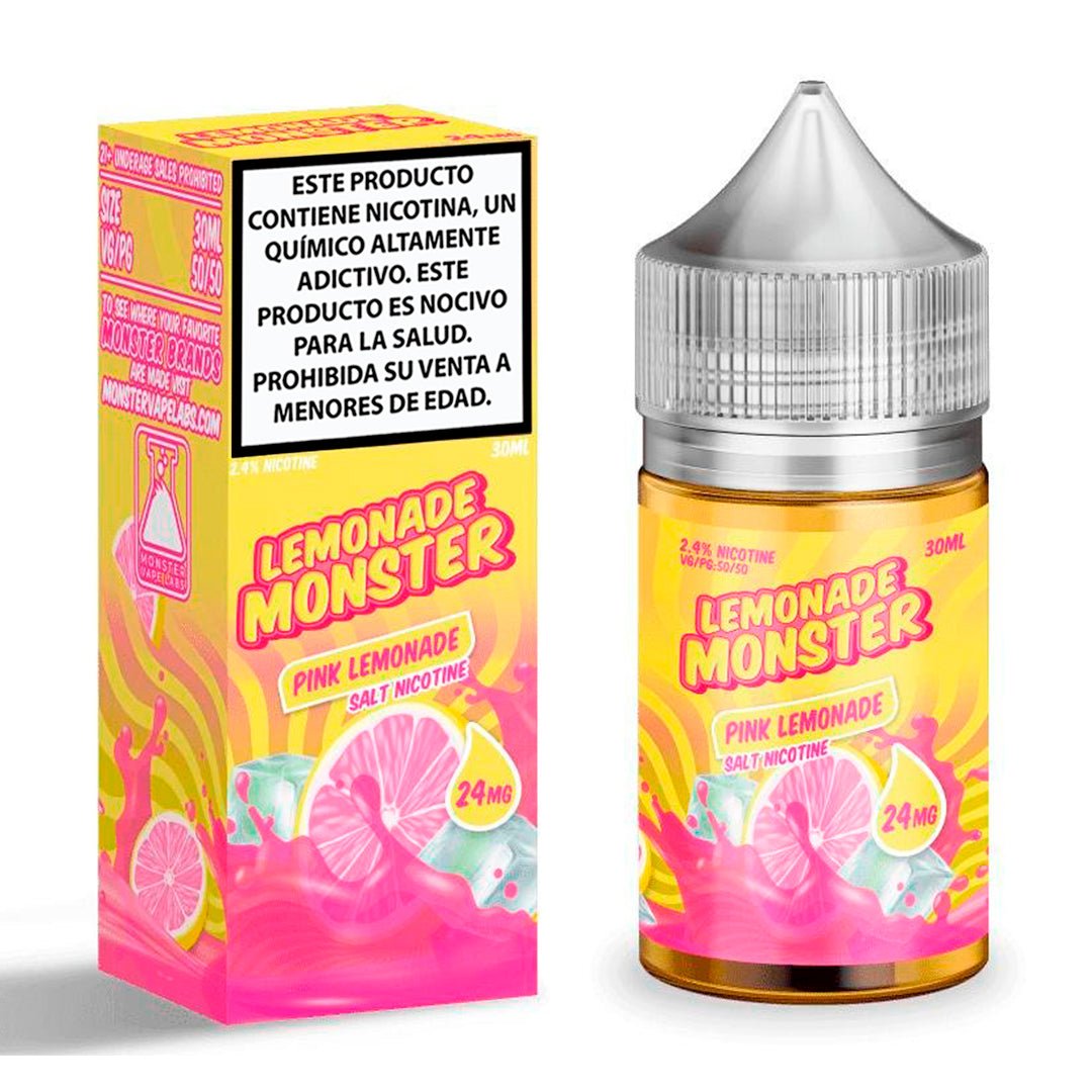 Lemonade Monster Pink Salts - Sales de Nicotina - Monsterlabs | SN - ML - LM - PL - 24