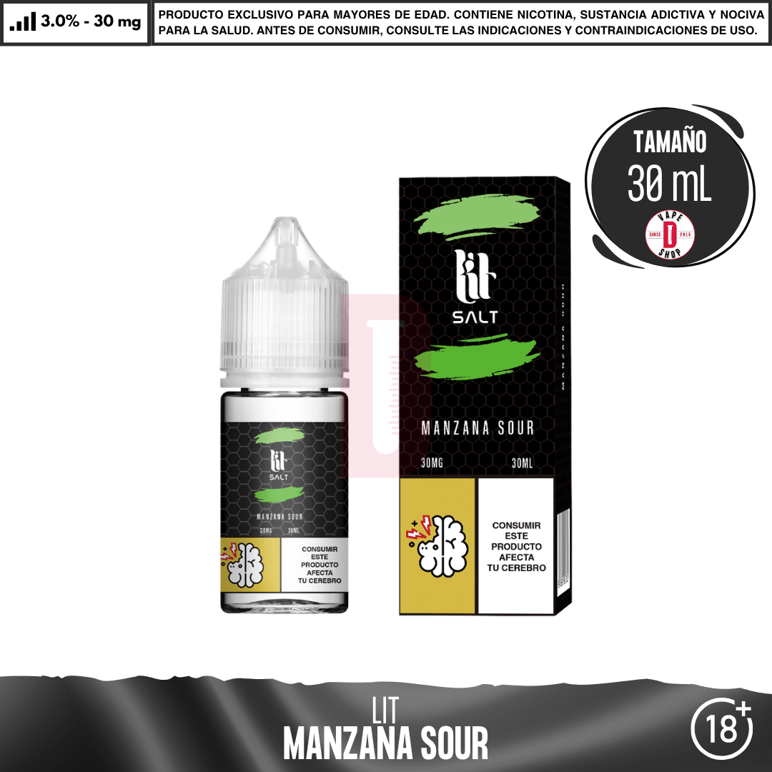 Lit Salts - 9 Sabores Frutales - Sales de Nicotina - Lit Vapes | SN-LIT-MAS-30