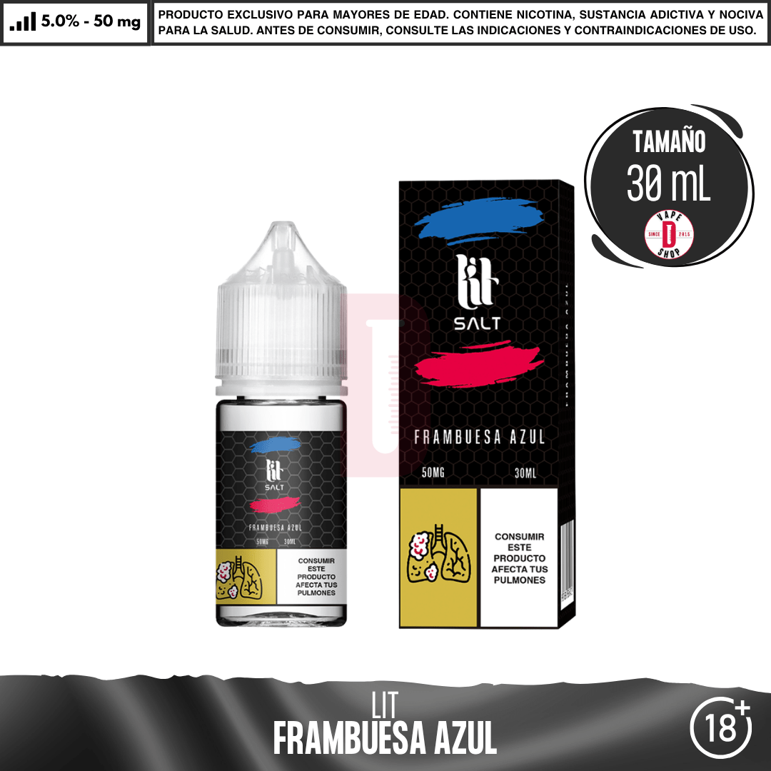 Lit Salts - 9 Sabores Frutales - Sales de Nicotina - Lit Vapes | SN-LIT-FRA-50