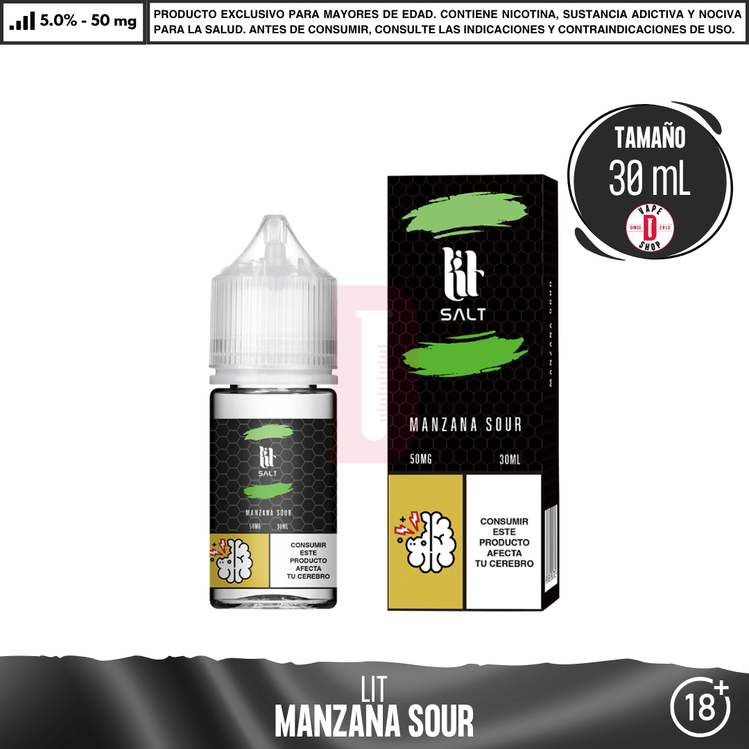 Lit Salts - 9 Sabores Frutales - Sales de Nicotina - Lit Vapes | SN-LIT-MAS-50