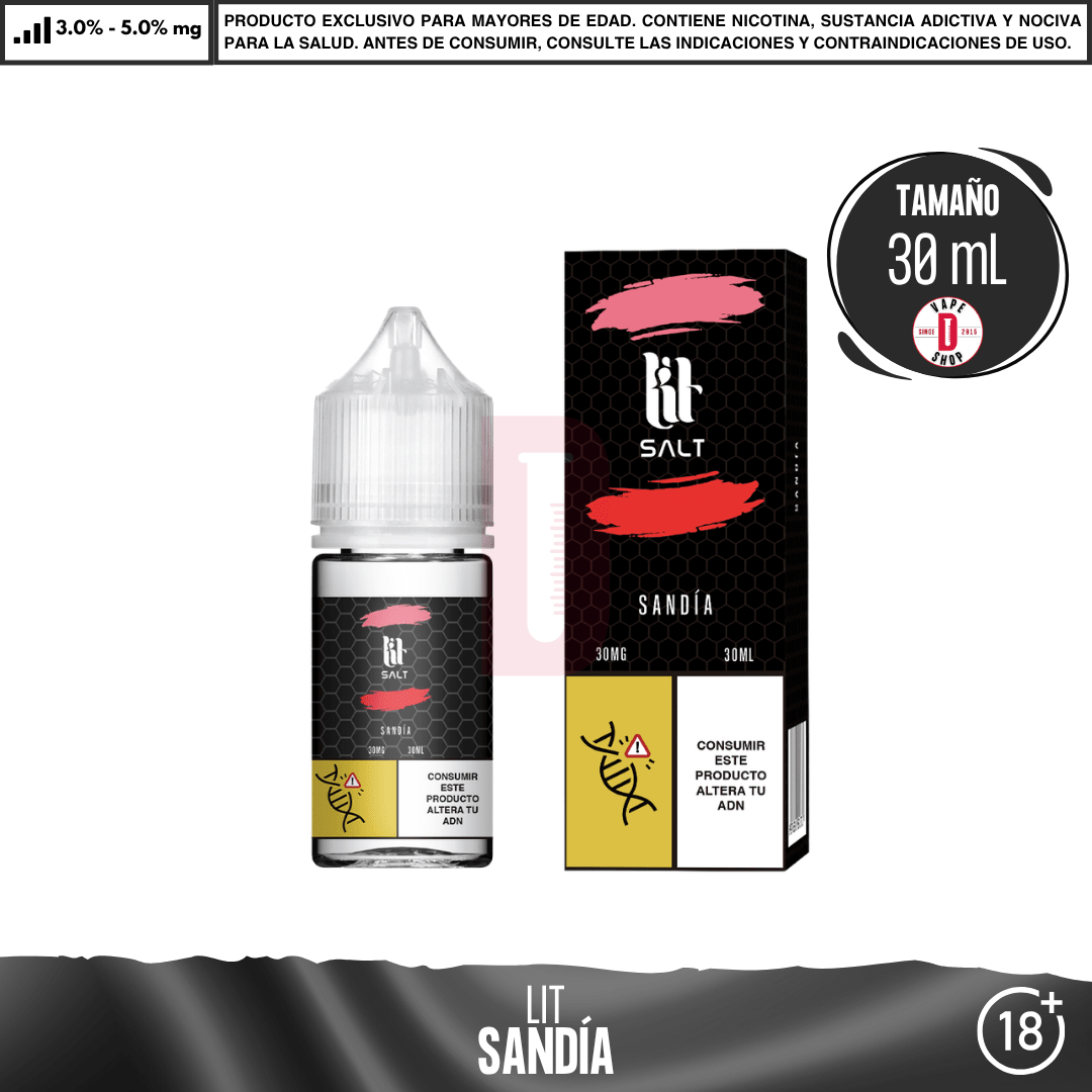Lit Salts - 9 Sabores Frutales - Sales de Nicotina - Lit Vapes | SN-LIT-MEN-50