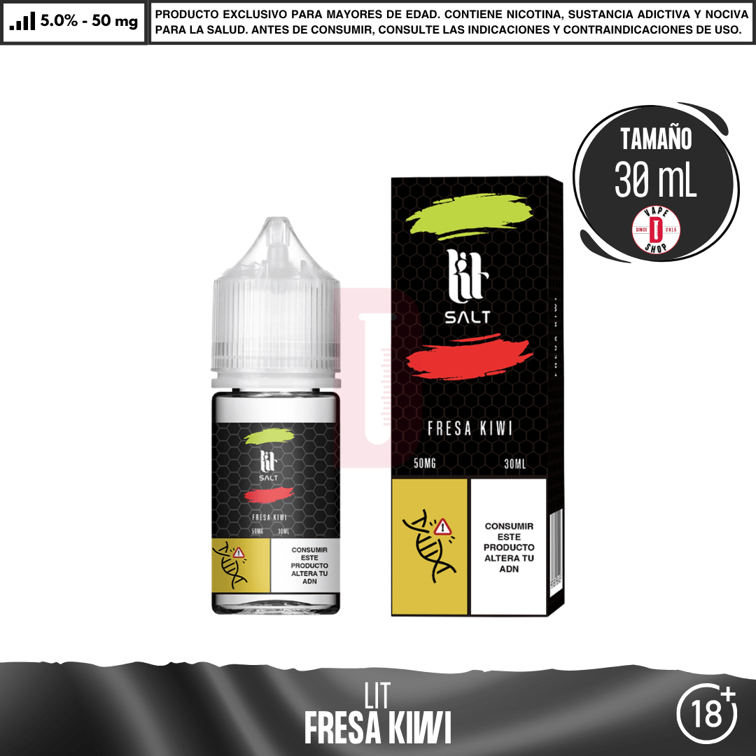 Lit Salts - 9 Sabores Frutales - Sales de Nicotina - Lit Vapes | SN-LIT-KIF-50